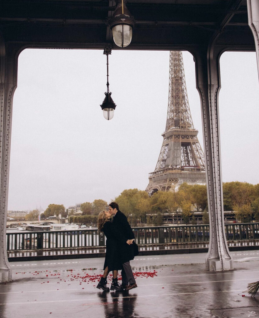 Eiffel Tower Proposal Photoshoot