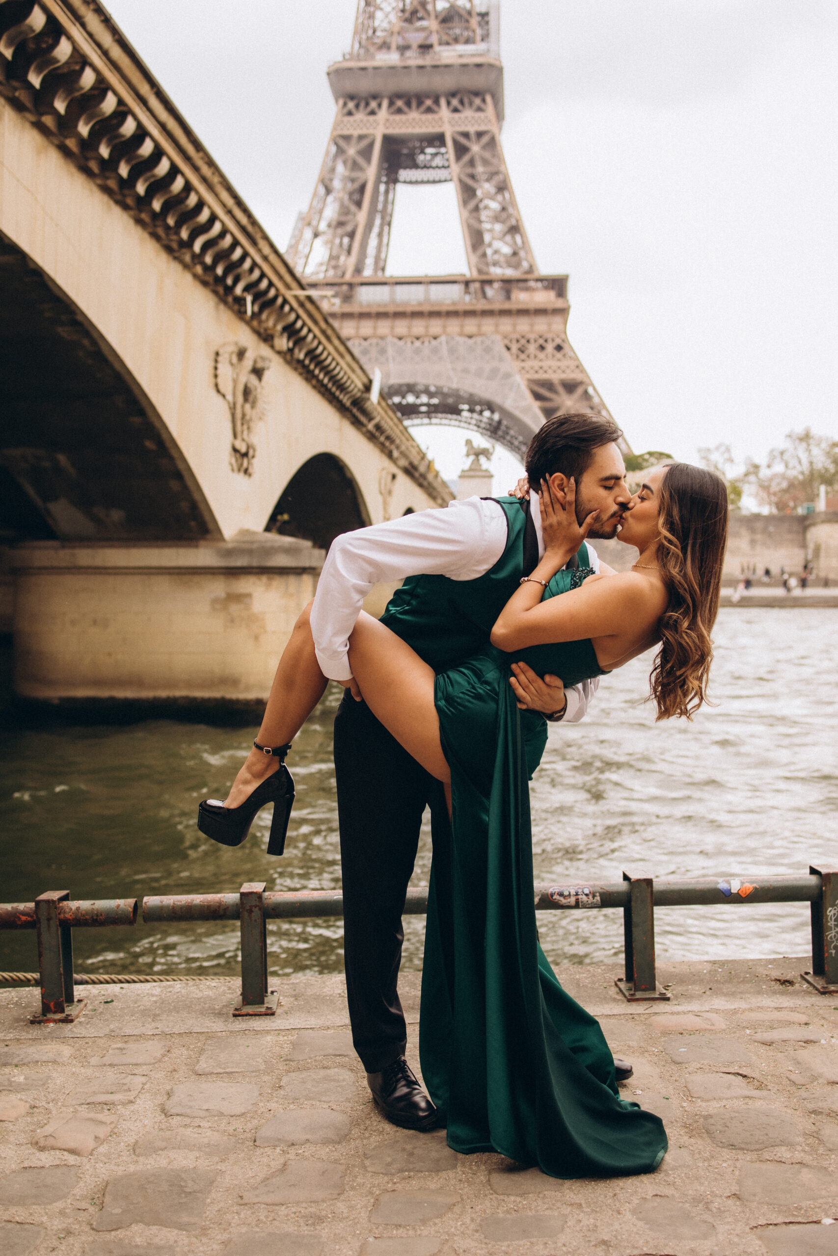 Charming Couple in the City of Love