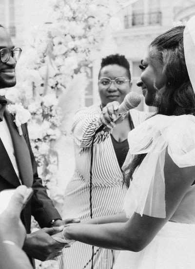 Black and White Wedding Photoshoot