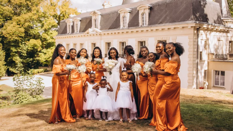Bride with Sisters and Friends
