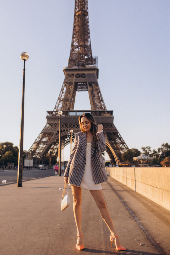 Golden Morning by the Eiffel Tower